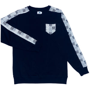 Men's Colour Blocked Doodle Sweatshirt