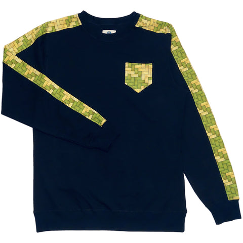 Men's Colour Blocked Harakeke Tooth Sweatshirt